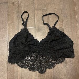 Aerie black lace bralette